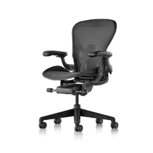 【Herman Miller】Aeron全功能-石墨黑 l C SIZE l 原廠授權商世代家具(人體工學椅/辦公椅/主管椅)