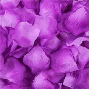 2000Pcs Rose Petals Artificial Flower Fake Rose Petals For Valentines Day, Propose, Wedding, Table Scatter Decoration (Purple 1)