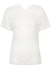 [Tao] Floral See Thru Tee