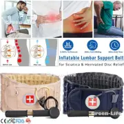 Decompression Back Belt Inflatable Lumbar Support for Lower Back Pain Relief