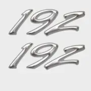 Rinker Boat 192 Decal | 5 3/4 x 2 1/2 Inch White / Gray (Pair)