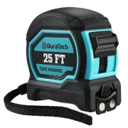 DURATECH 25FT Magnetic Tape Measure w/Fractions 1/8" Retractable Measuring Tape