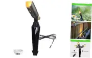 Brass Landscape Light, 12V Low Voltage Mini Spotlight with 3W MR11 LED Bulb