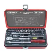 KC TOOLS BRAND 1/4" Drive 26 piece combination socket set- metric & AF. Part No
