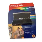 SanDisk Digital Photo Viewer and Card Reader Model #SDV-A w/Remote New