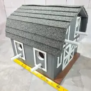 Hand Made Wood Birdhouse Barn! 8 Seperate Sections! Hand Made 2 Available. Boho