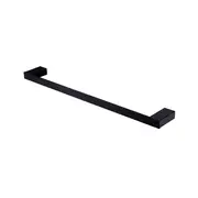 Oliveri 600mm Matte Black Athens Single Towel Rail