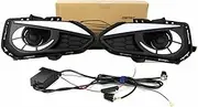 LED DRL Daytime Running Light Front Bumper Fog Lamps with Turn Signal Accessories 2018 2019 2020