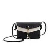 2Pcs Women PU Leather Shoulder Bags Pure Messenger Bags Crossbody Satchel Purse Tote