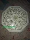 18" White Marble Coffee Table Top Semi Precious Inlay mosaic mother of pearl k4