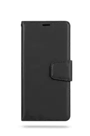 For iPhone 16 Plus Wallet Case Black Colour Flip Cover