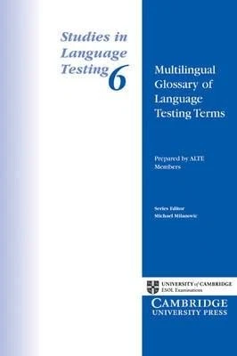 Multilingual Glossary of Language Testing Terms by 9780521658775 NEW Paperback