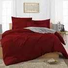 Egyptian Cotton 1000TC Awesome 3 PCs Duvet Set+Fitted Sheet Single All Colors