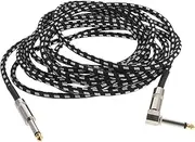 VICASKY 6m Guitar Cable Audio Instrument Cord Straight to Right Angle for Electric Guitar Bass Keyboard High Fidelity Transmission Noise Reduction Technology Flexible