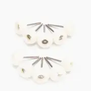 10Pack 1/8" Shank Fine Wool Polishing Brush Buffing Wheel Dremel Rotary Tool f