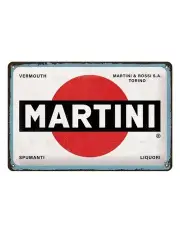 [NOSTALGIC ART] Metal Sign Martini Logo Medium 20x30cm in Multi