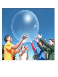 在飛比找樂天市場購物網優惠-抖音網紅超大透明充氣球注水汽球兒童玩具彈力球大光球