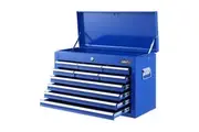 Giantz 10 Drawer Tool Box Cabinet Chest Toolbox Storage Garage Organiser Blue