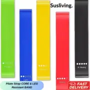 5 Levels of Resistance Yoga Band Strength Fitness Elastic Stretch Gym Crossfit
