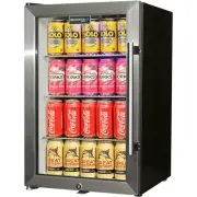 New Tropical Glass Door Mini Bar Fridge / 80 Cans Left Hinged