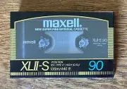 MAXELL XLII-S 90 Blank Audio Cassette Tape (Sealed) NOS! New!
