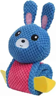 Squeaky Plush Dog Toys, 24" Rollable Plush Dog Snuffle Squeaky Toy for Large Medium Small Dog Puppy