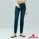 【BRAPPERS】女款 環保再生棉系列-中腰彈性小直筒九分褲(深藍)