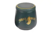 "Sherlock Holmes Classic" Ceramic Tobacco Jar - Green