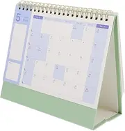 COHEALI Decorative Desk Calendar Academic Year Tabletop Calendar Sturdy Construction Elegant Design Enhanced Organization with Notes Section for Home Office