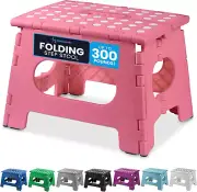 Folding Step Stool - the Lightweight Step Stool Is Sturdy Enough to Support Adul