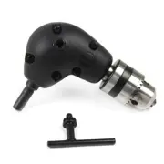 90° Degree Right Angle Drill Attachment Adaptor with keyed Chuck 1-10mm Drill