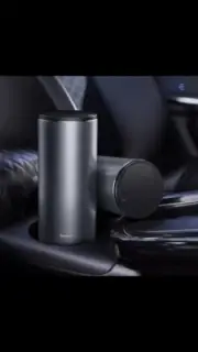Baseus Alloy Car Trash Can Auto Organizer Storage Bag Car Garbage Bin Ashtray Du