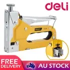 3 in 1 Staple Gun Heavy Duty Fastener Tool Tacker Stapler 600 Free Staples AU