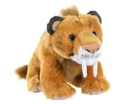 Cuddlekins Smilodon Plush Toy 30cm Sabre Toothed Stuffed Animal by Wild Republic