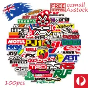 100pcs JDM DRIFT CAR Stickers Bomb Japanese Racing Car Motorcycle Waterproof