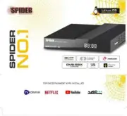 Spider Receiver NO. 1 4K UHD Wi-Fi 5G Linux OS Satellite Receiver TV Box 2024