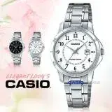 在飛比找遠傳friDay購物優惠-CASIO 卡西歐 不鏽鋼女錶錶帶 日常生活防水 礦物玻璃L
