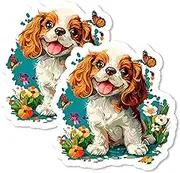 Cavalier King Charles Spaniel Magnet 4 inch 2 Pack Vinyl for Fun Cute Souvenir Gift Refrigerator Fridge Dishwasher ID44999