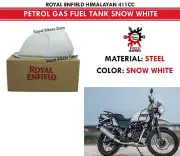 Royal Enfield "Himalayan 411 Petrol Gas Fuel Tank Snow White" (for: Royal Enfield)