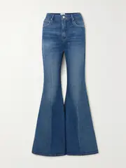 [FRAME] FRAME - + Net Sustain The Extreme High-rise Flared Jeans - Mid denim - 27 27 Blue