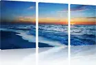 3 Panels Beach Pictures Wall Art Beach Canvas Wall Art Beach Wall Art Beach Art