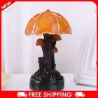 AU Mushroom Atmosphere Table Lamps Resin Home Bedroom Decoration (C)