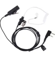 10 Pack! KS K-STORM Covert Acoustic Tube Walkie Talkie Earpiece Headset with Mic