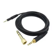 TPE Cable Audio Wire w/6.35mm Adapter for Audio-Technica ATH-M50X/M40X/M60X/M70X