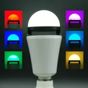 Smart Light LED Bulb Speaker 3W Remote Control Multicolor-changing E27 socket US