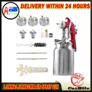 Spray Gun HVLP Painted Gun Air Spray Gun Kit Nozzle 1.3mm 1.7mm 2mm with 1L Cup