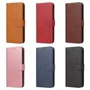 Samsung Galaxy S25 S24 S23 S22 S21 S20 Plus Ultra FE Case Leather Cover Wallet