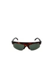 Geometric frame sunglasses 60 Brown