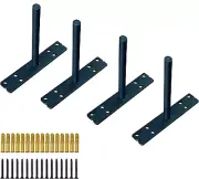 Floating Shelf Brackets 6 Inch Shelves Hardware-Blind Shelf Supports,Brackets
