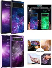 For Google Pixel 6/6a/6 Pro/7/7a/7 Pro,Shockproof Glow in The Dark Case Cover